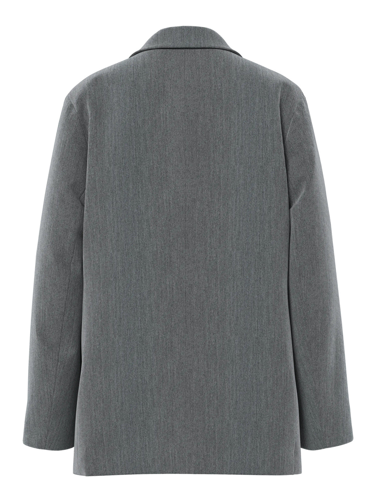 Dark Grey Melange Blazer fra PIECES - 17157464