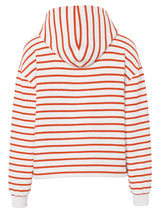 Hvid / Rød strib Sweatshirt fra PIECES - 17157466