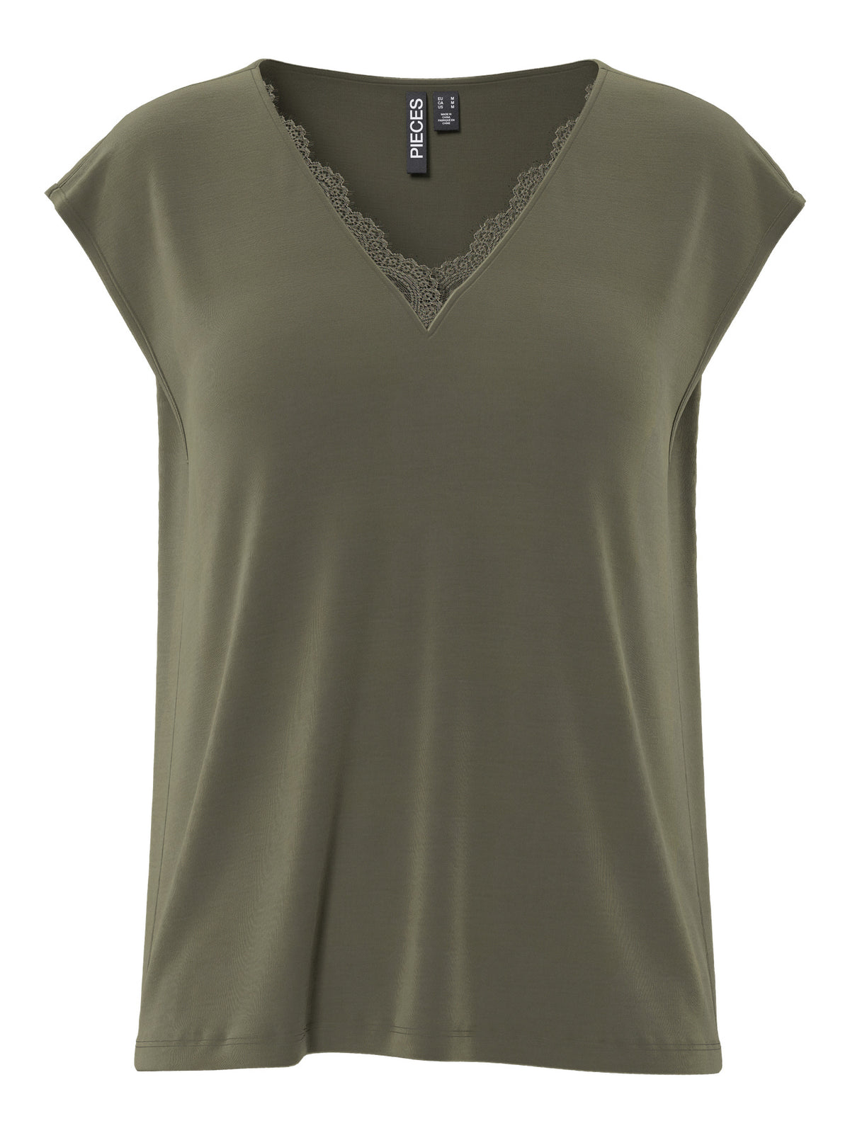 Grøn Bluse fra PIECES - 17157707