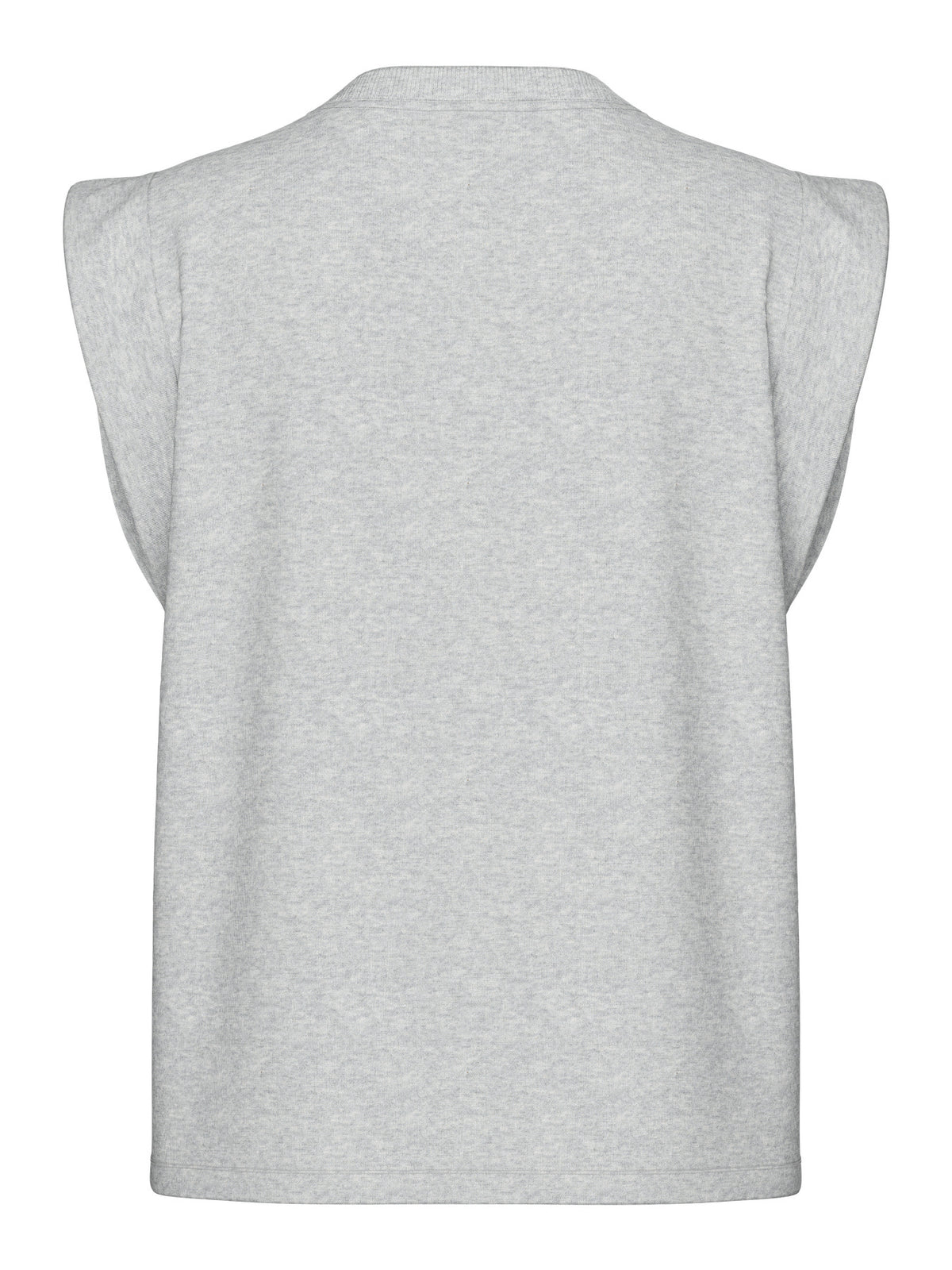 PIECES light gray melange t-shirt