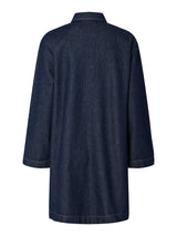 PIECES Dark Blue Denim RINSE Kjole - 17158763