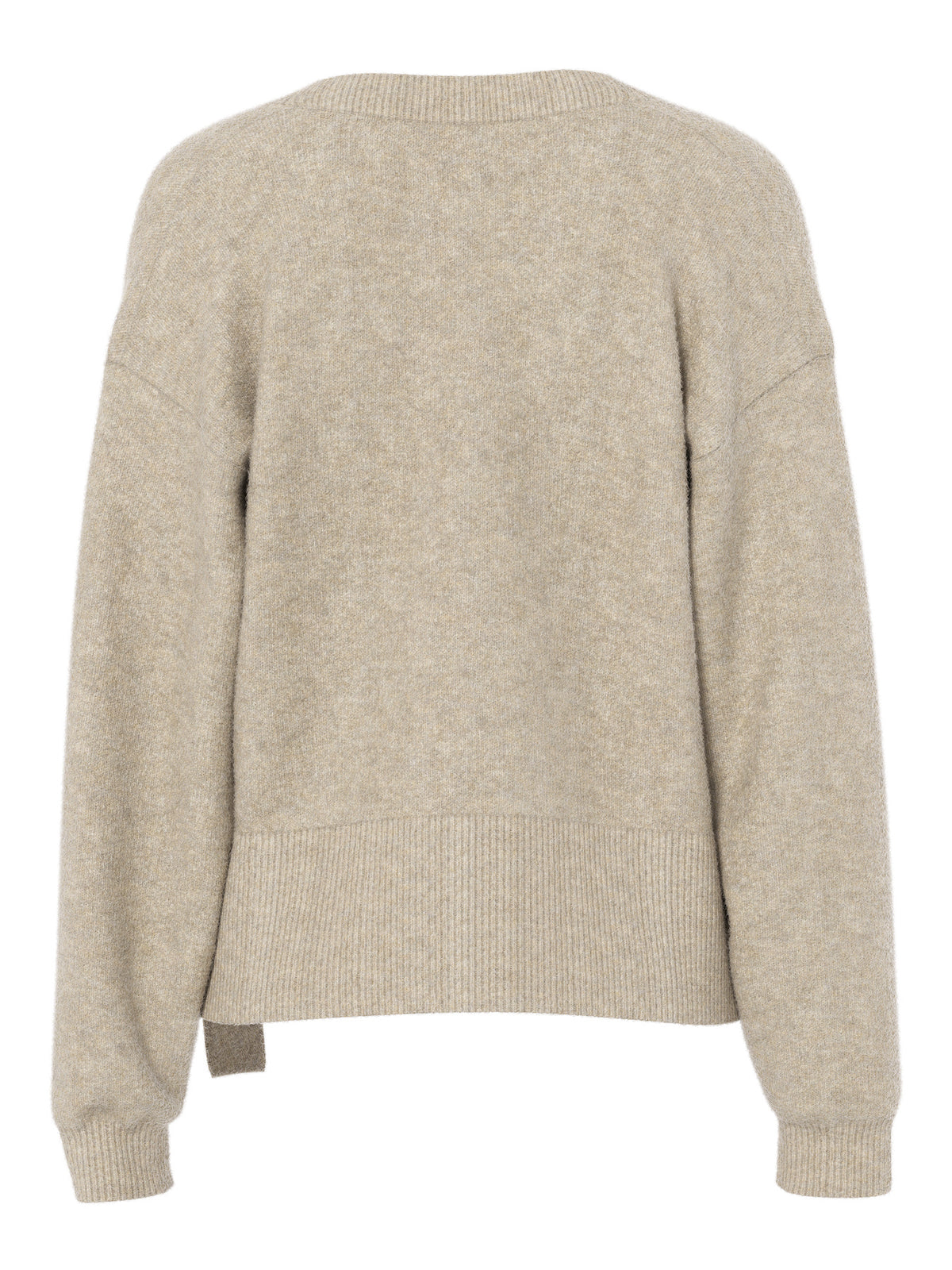 PIECES Taupe Gray MELANGE Cardigan,Striktrøje - 17158786