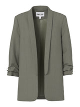 Deep Lichen Green CLOUD DANCER PINSTRIPE Blazer fra PIECES - 17159299