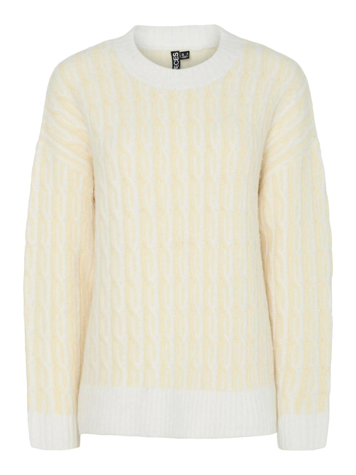 French Vanilla Cloud dancer Striktrøje fra PIECES - 17162162