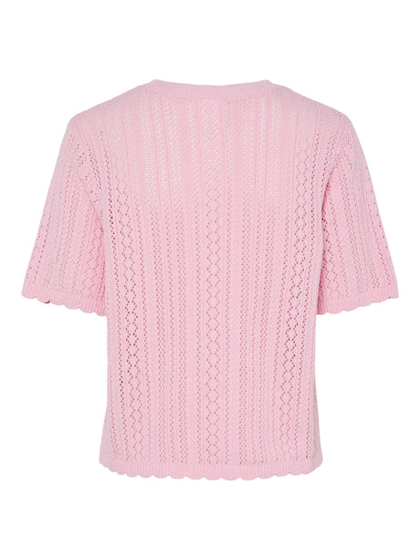 Roseate Spoonbill Cardigan fra PIECES - 17162280