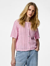 Roseate Spoonbill Cardigan fra PIECES - 17162280