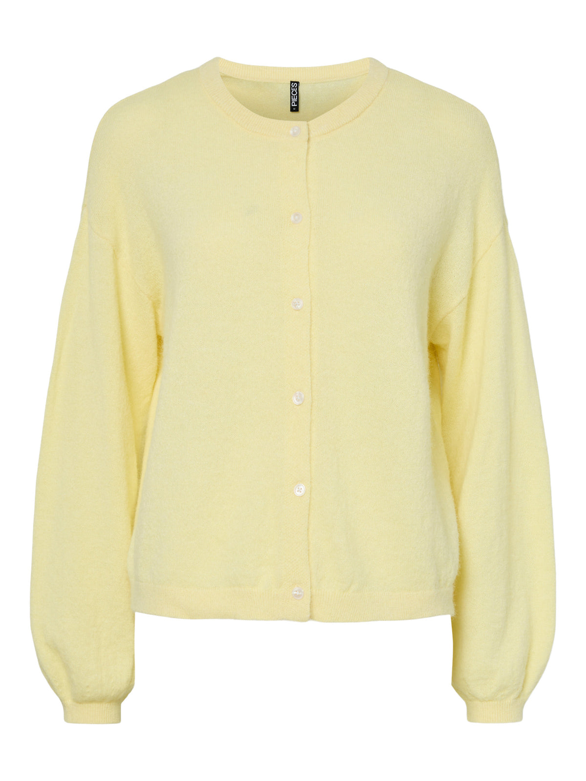 French Vanilla MELANGE Striktrøje fra PIECES - 17162283