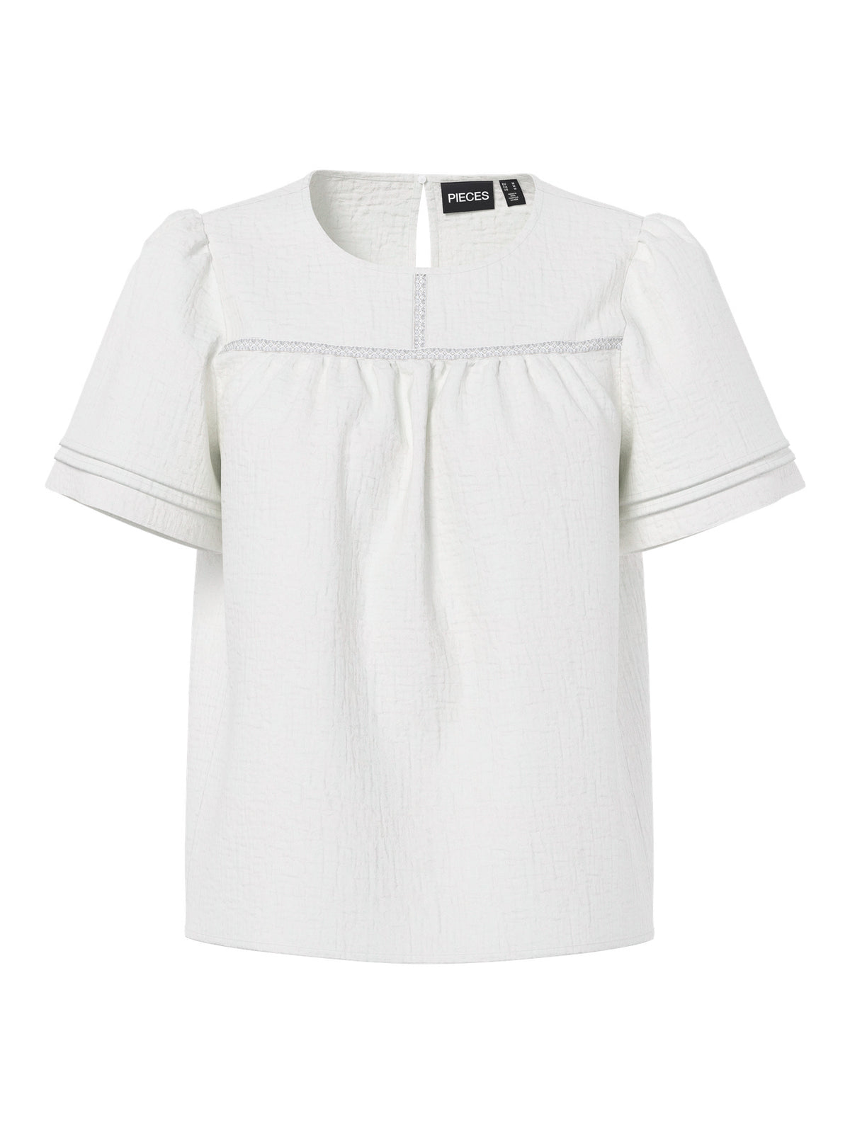 Cloud Dancer Top fra PIECES - 17162293