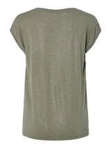 Deep Lichen Green GLITTER SILVER Bluse fra PIECES - 17162299