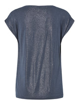 Ombre Blue GLITTER SILVER Bluse fra PIECES - 17162299
