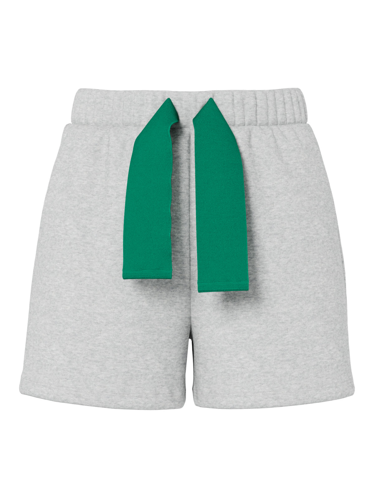 Light Grey Melange STRING PEPPER GREEN Shorts fra PIECES - 17162457