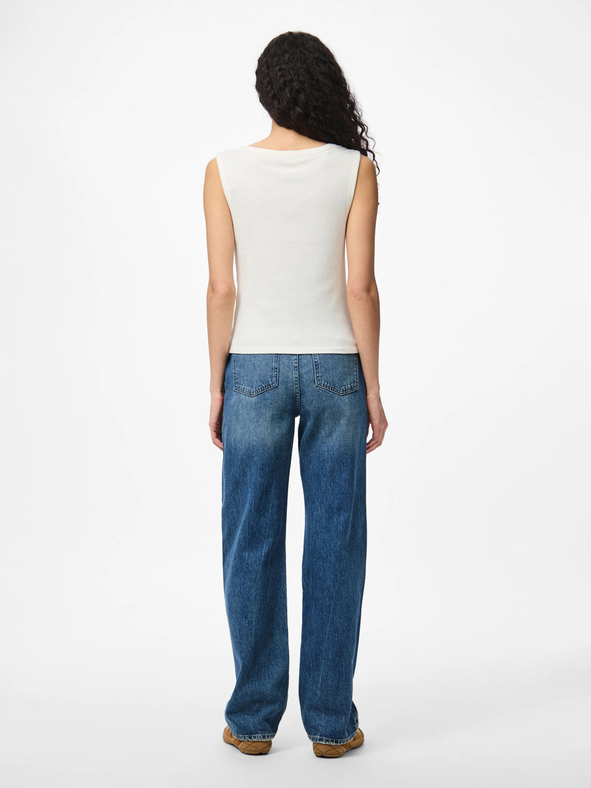 Hvid Top fra PIECES - 17163782