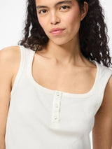 Hvid Top fra PIECES - 17163782