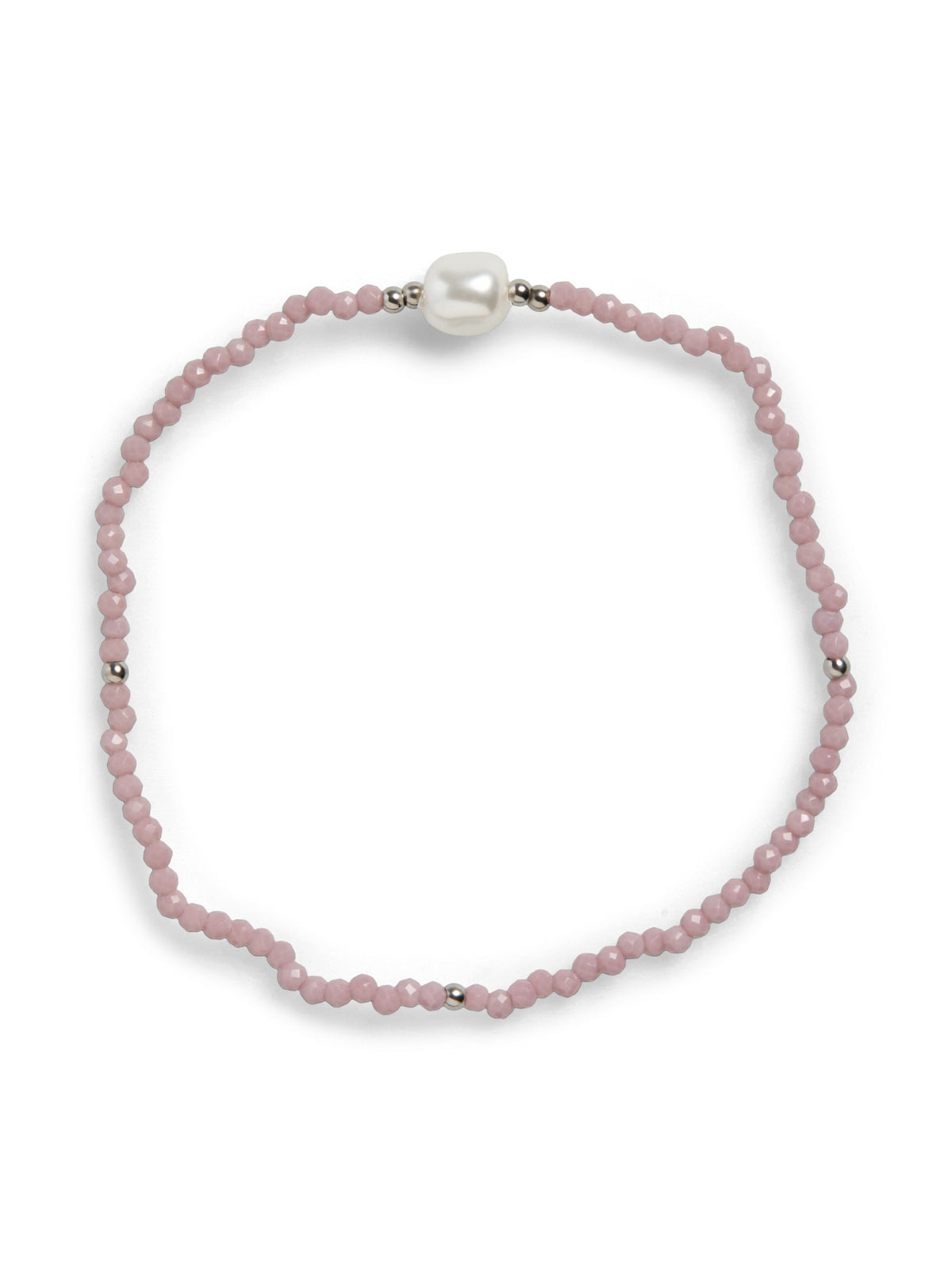 Pink Tulle St2/mop armbånd fra PIECES - 17166978