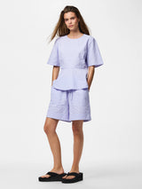 Pastel Lilac WHITE Shorts fra PIECES - 17168737