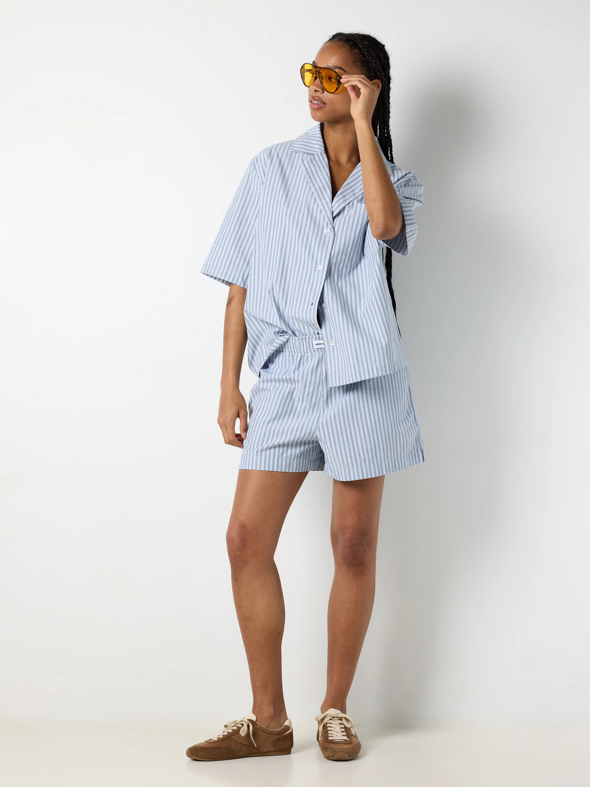 Blue Bell GREY Shorts fra Noisy May - 27039553