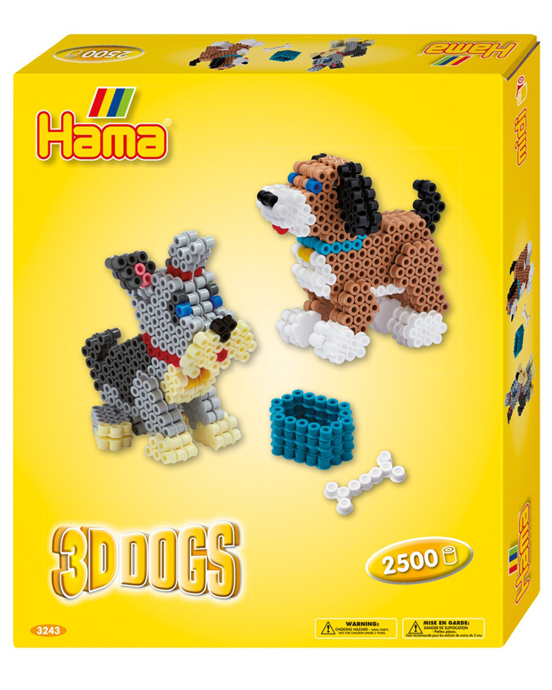 Hama gaveæske 3D hunde