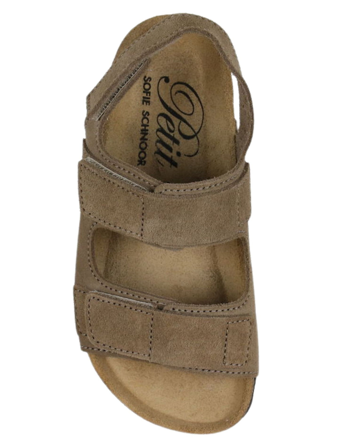 Brun Sofie Schnoor sandal - Camel - velcro - P241819-7012