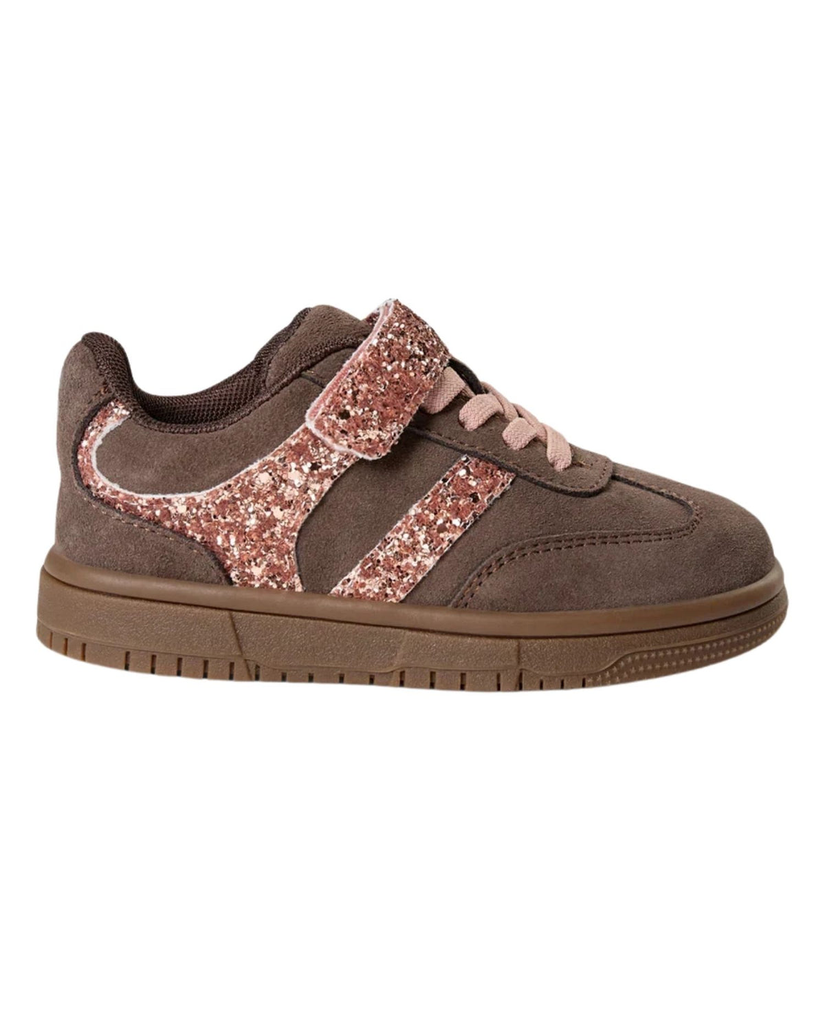 Brown Sofie Schnoor Sneakers - glitter - Brown - velcro - P243801-7052