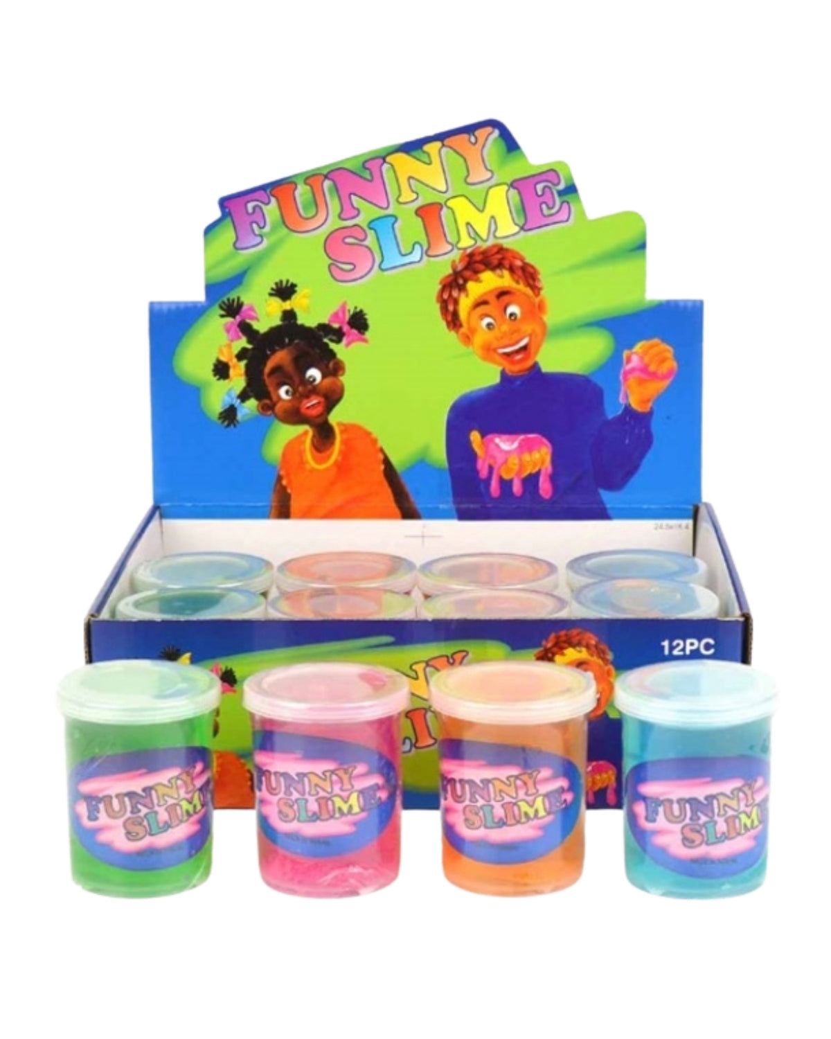 Slime Transperant 7 cm - BIG 1 stk
