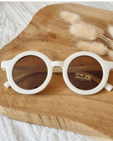 Sunglasses for children - UV400 Round - Beige