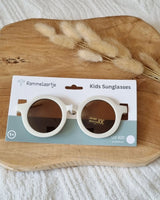 Sunglasses for children - UV400 Round - Beige