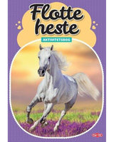 Coloring book Beautiful horses