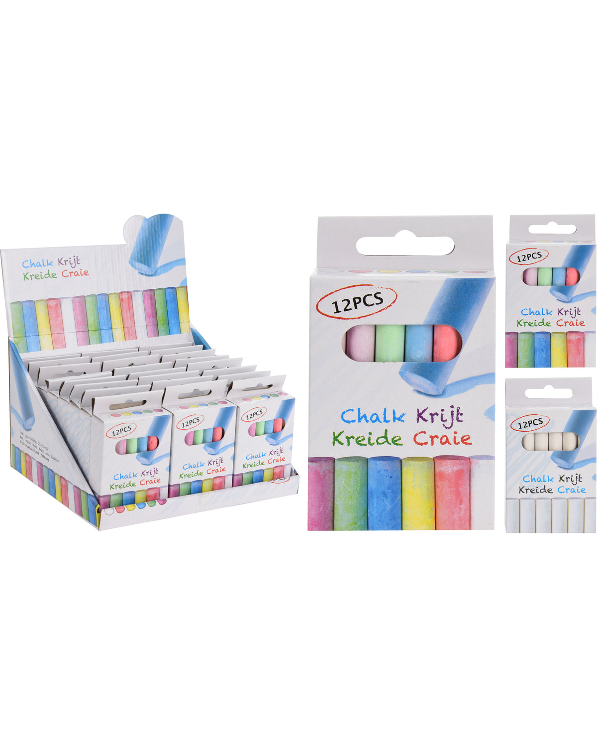 Chalk 12 pcs - Chalkboard