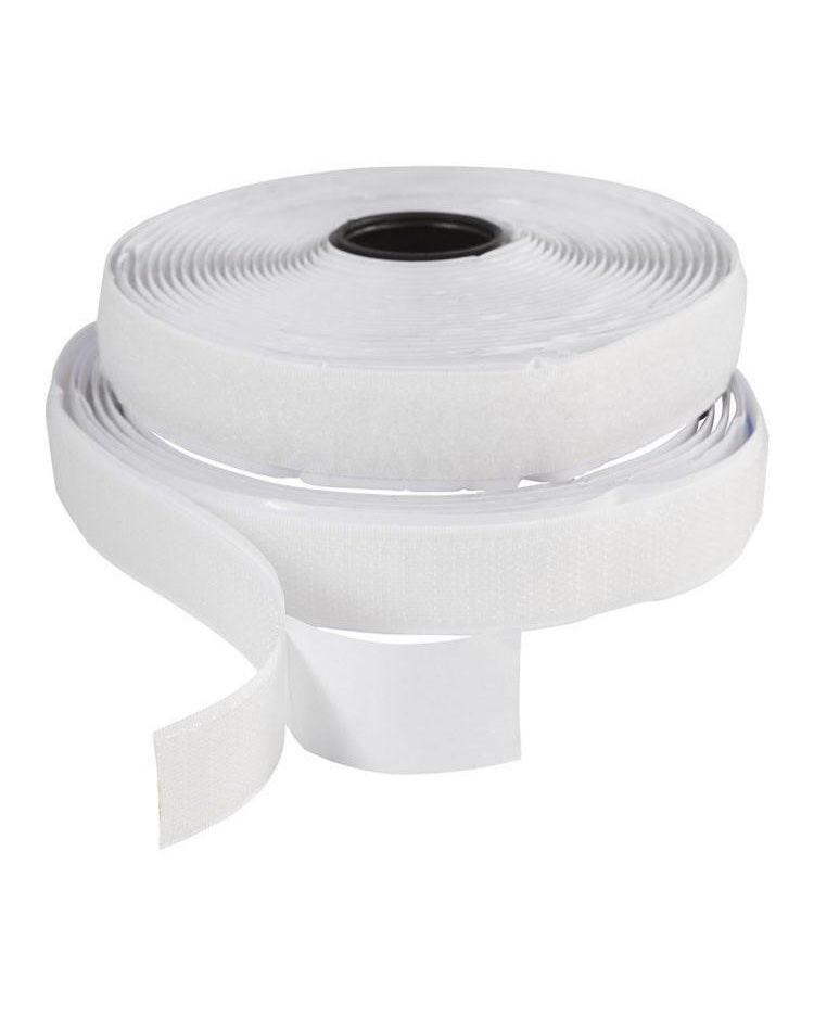 Burrebånd Brede 20 mm - hvid pr. meter