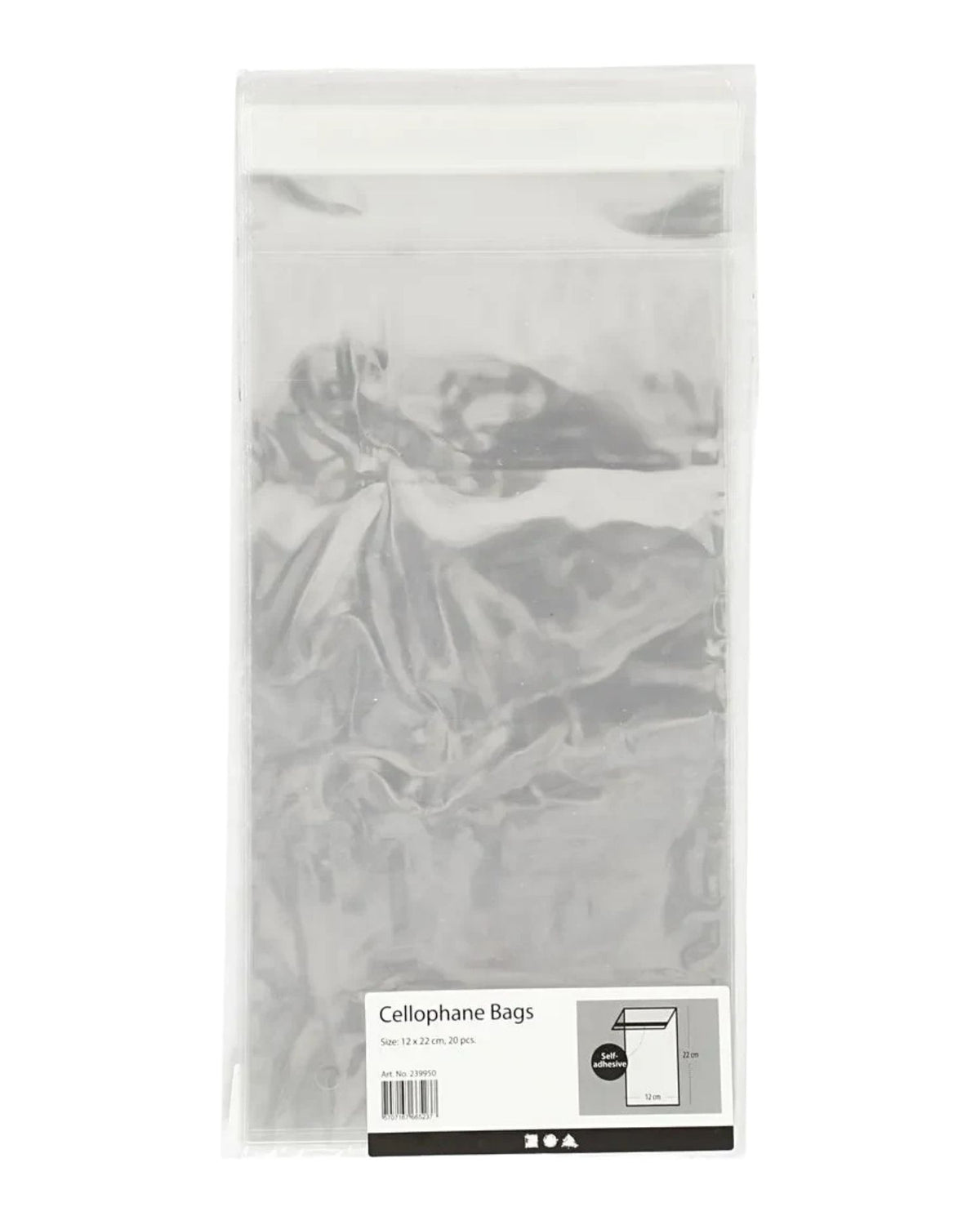 Cellofanposer , H: 12,9 cm, B: 9,7 cm, tykkelse 25