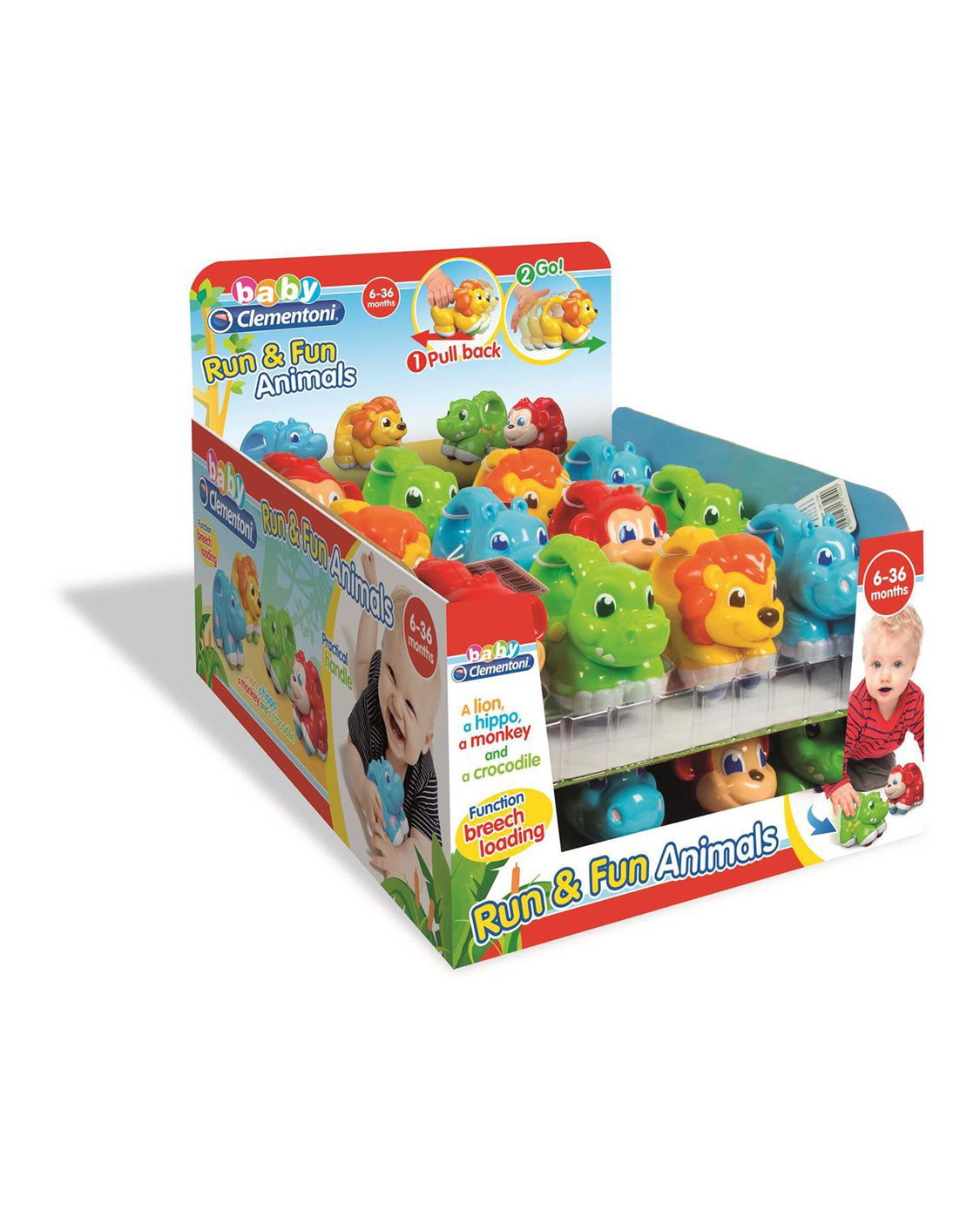 Pullback Run &amp; Fun Animals 1 pc 