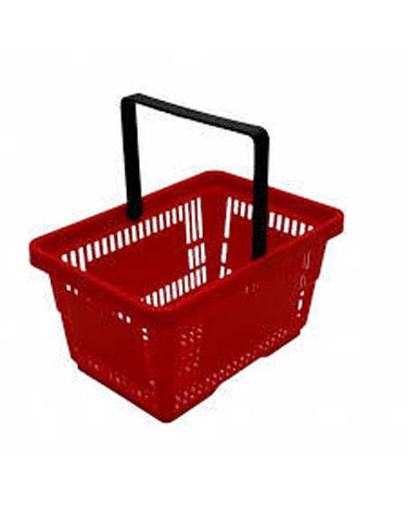 Plastic shopping cart