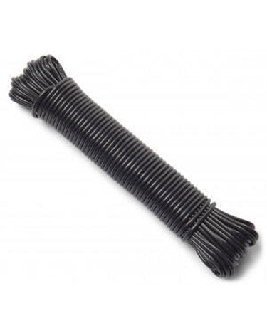 Clothesline plastic 3 mm 20 meters black