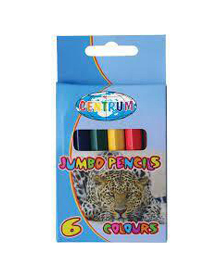 Farveblyanter JUMBO ZOO 6 stk