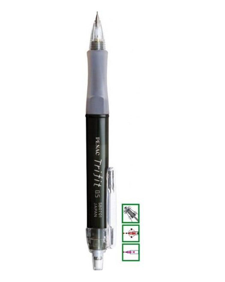 Stift blyanter med viskelæder - sort