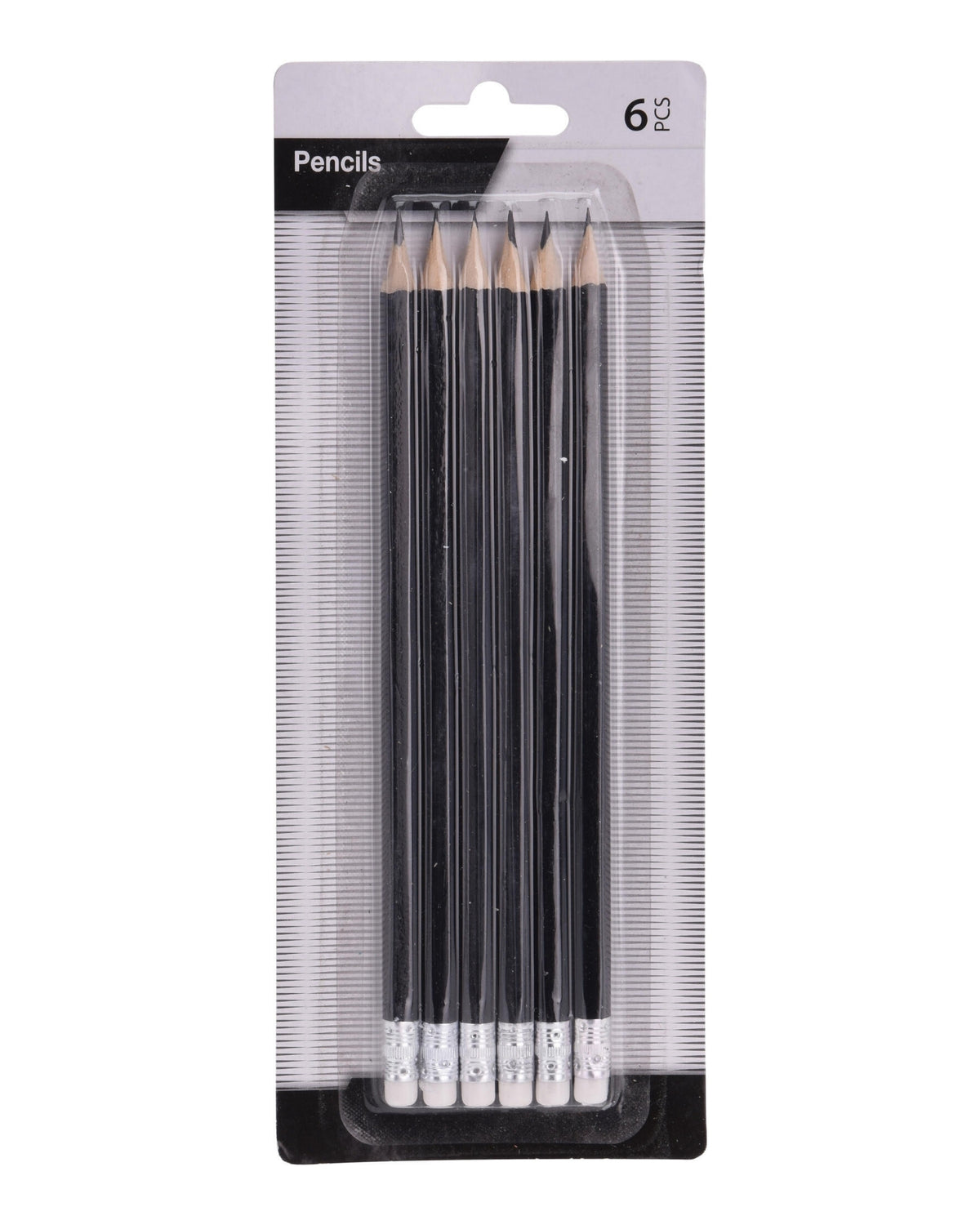 Pencil HB 6 pcs. with eraser