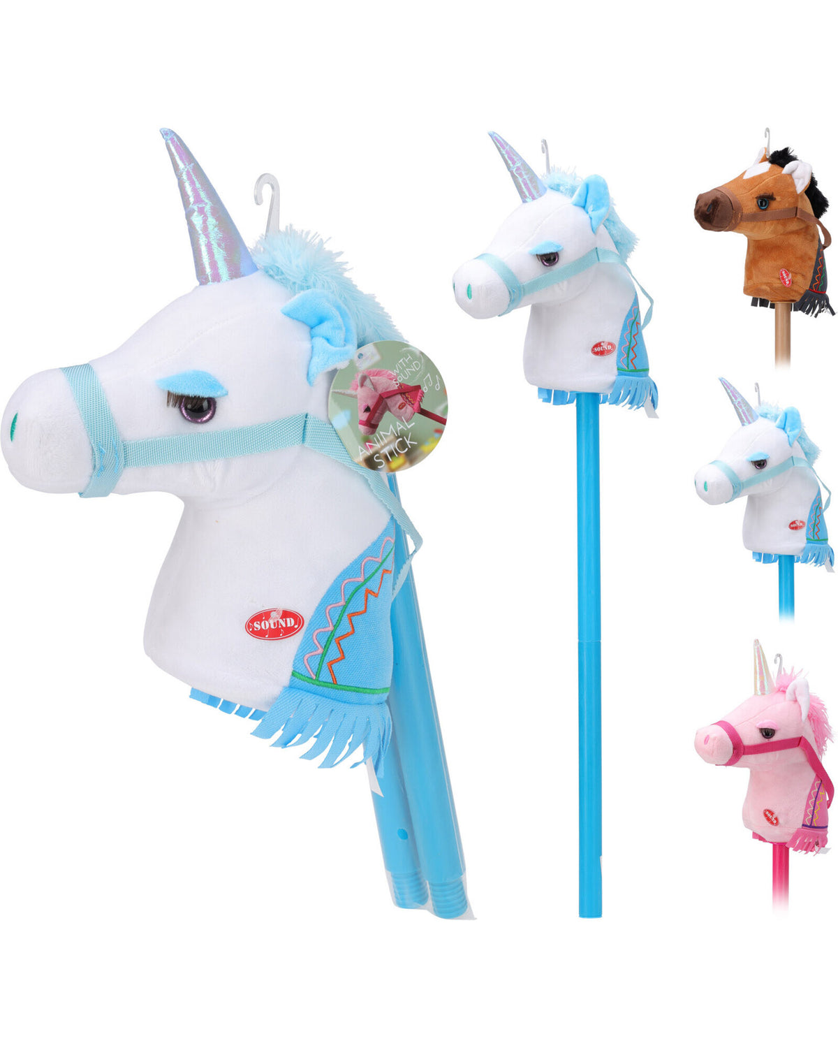 Horse on a stick 1 pc.