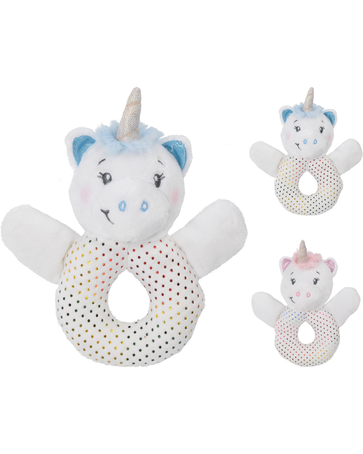 Plush Unicorn Rattle
