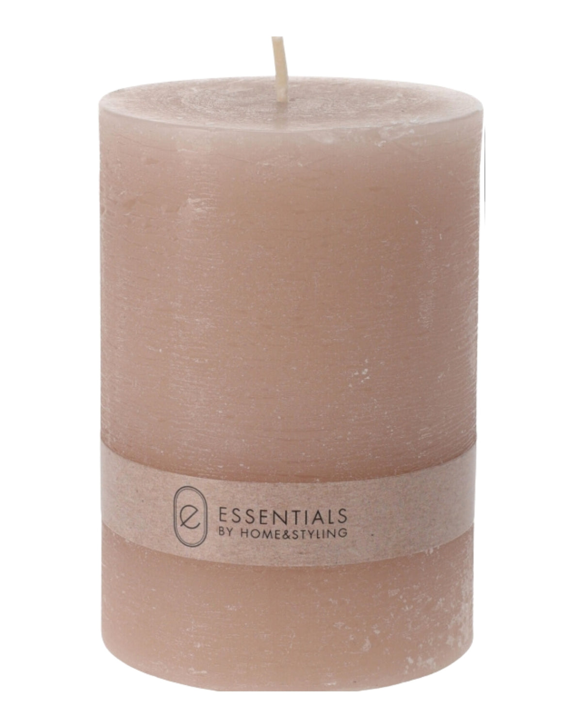 Block candle 7x10cm - Light pink