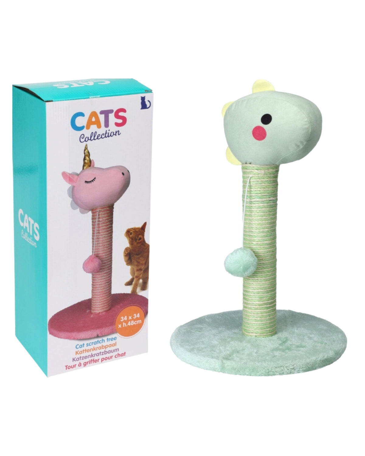 Cat toy wood 1 pc