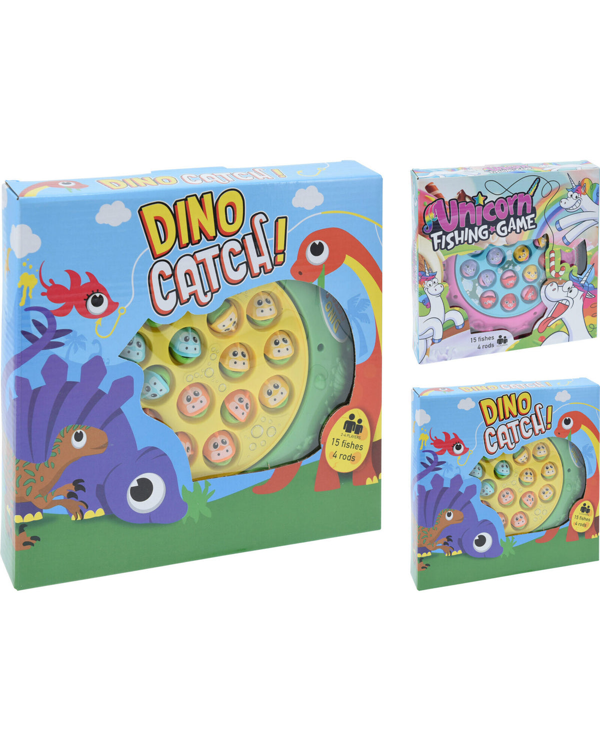 Fishing game Dino or Unicorn 1 pc.
