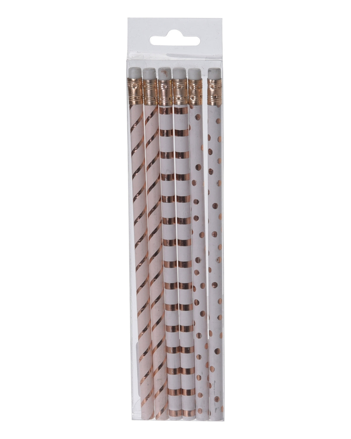Pencils 6 pcs. (rose gold)