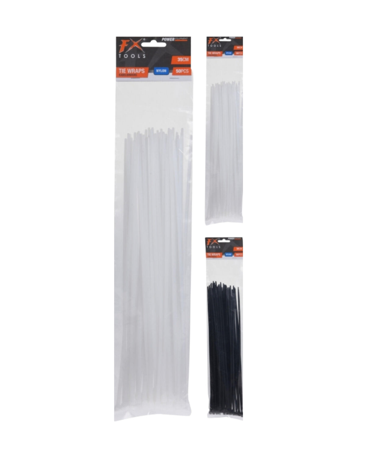 Strips 35cm 50 stk - Hvide