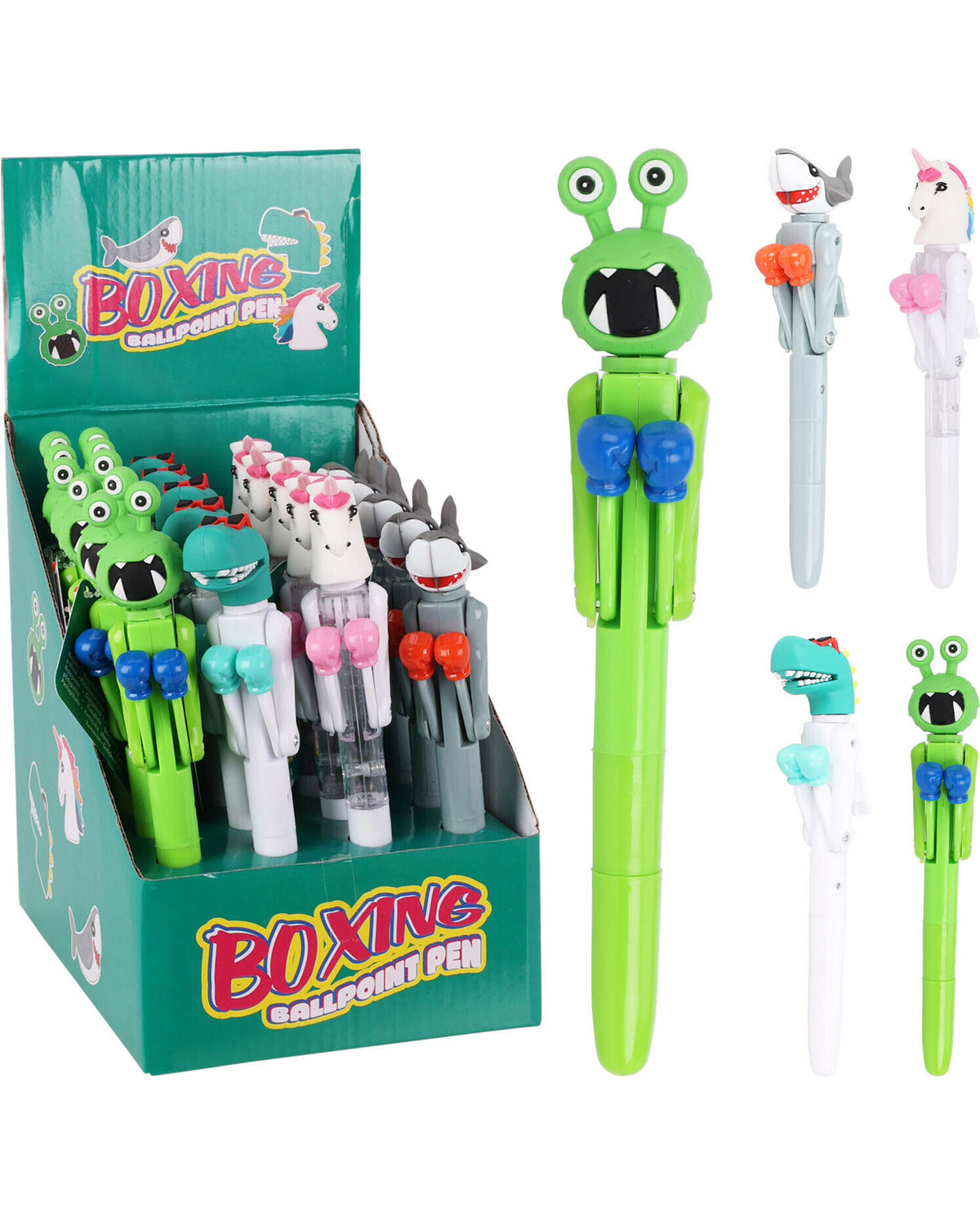 Ballpoint pen - Animals boxing 1 pc