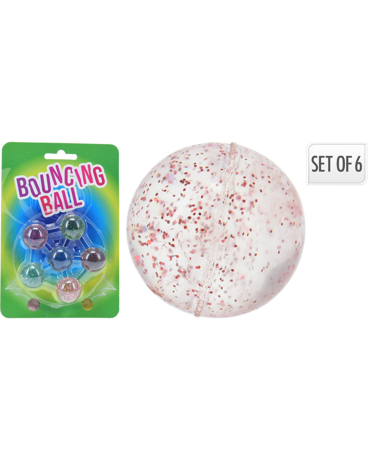 Bouncy balls 6 pcs