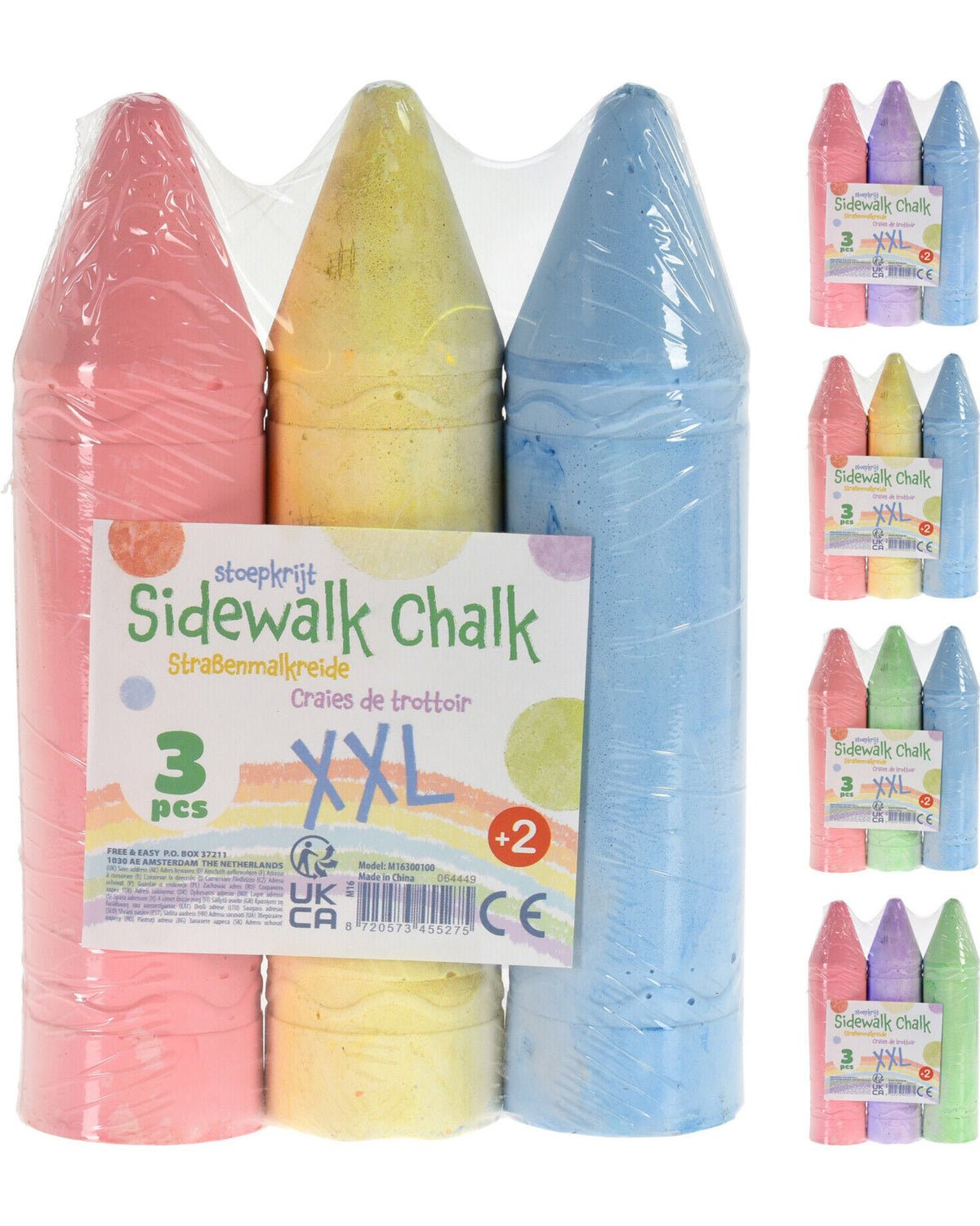 Street chalk MEGA 3pcs