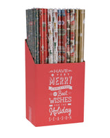 Gift wrapping paper with Christmas 70x200 cm 1 roll, 6 designs