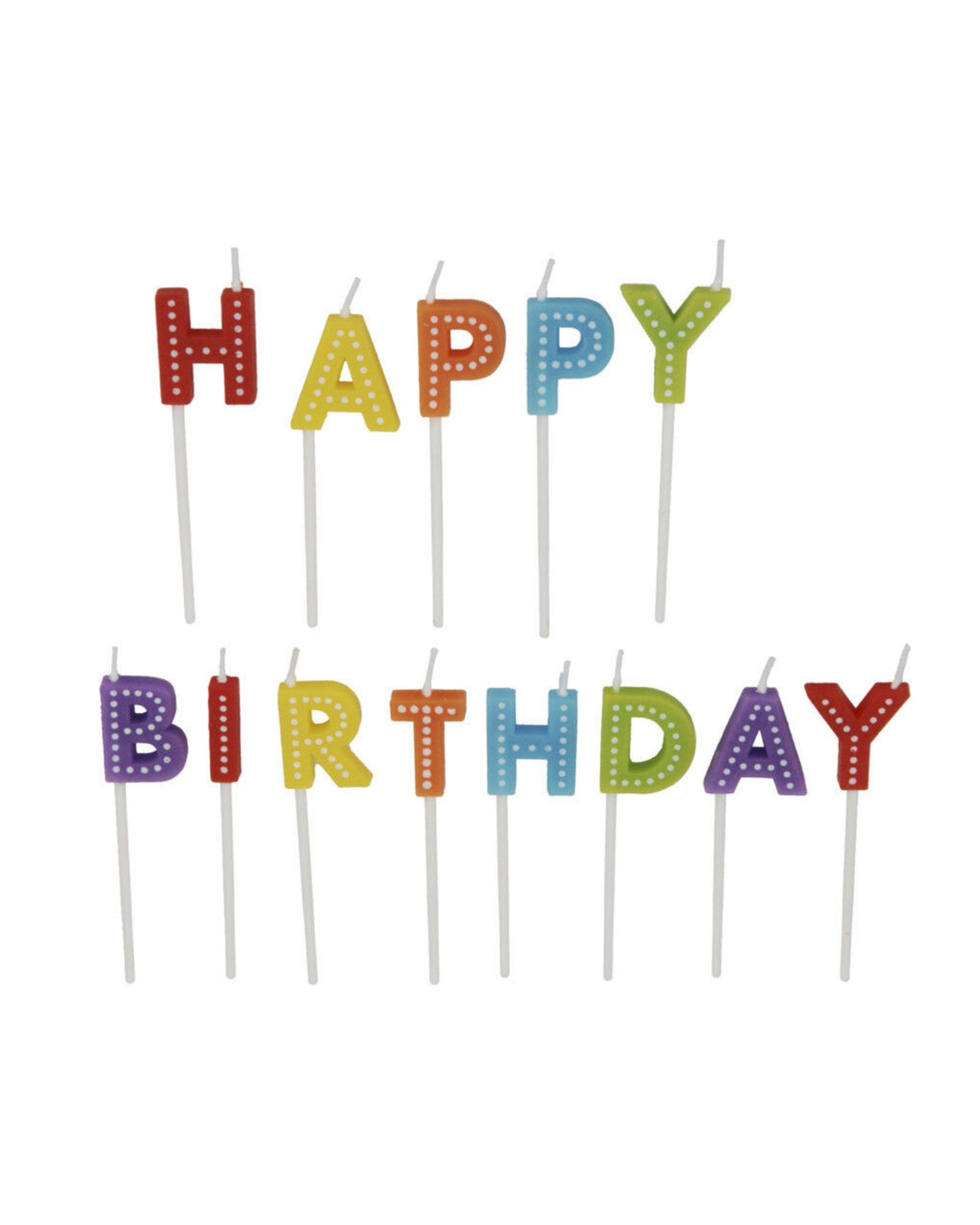 Fødselsdagslys "Happy Birthday"