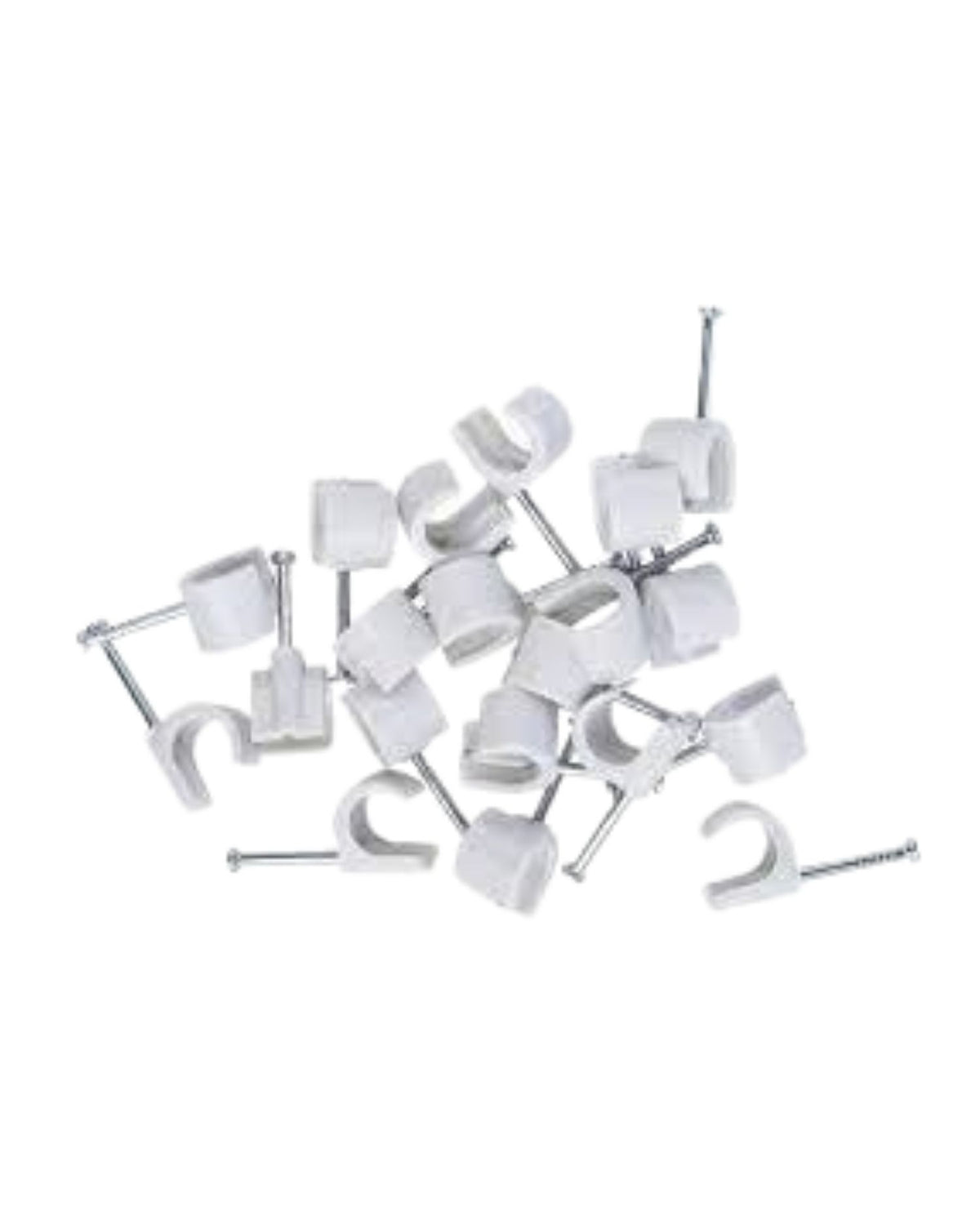 Ledningsclips 3x5 flad 100 stk