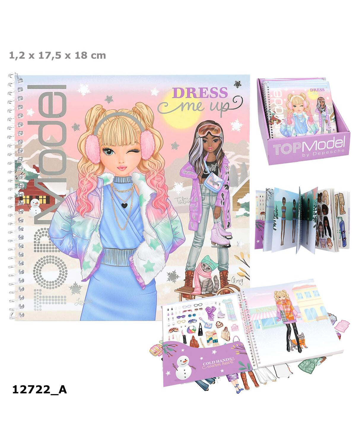 TOPModel Dress me up Sticker book WINTER WONDER